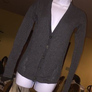 Gray cardigan